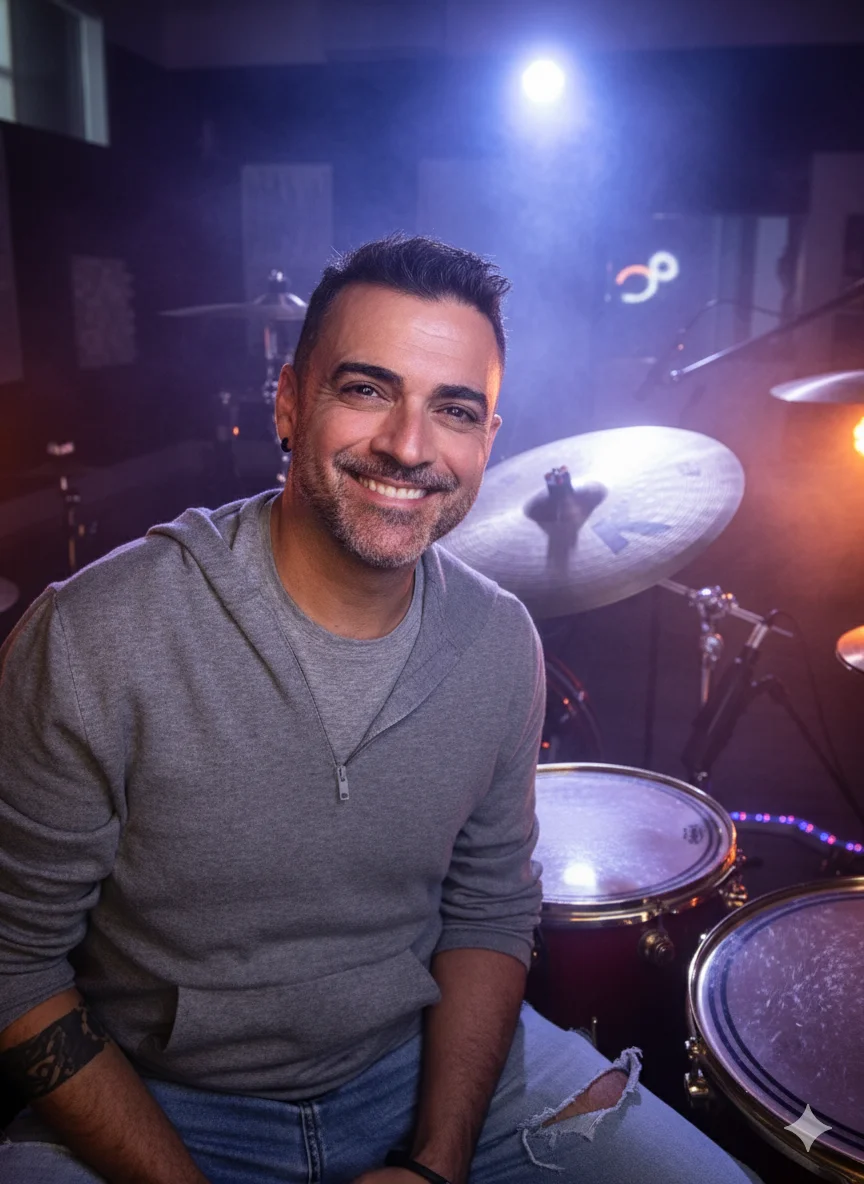 Toni Mateos - Professional session drummer with 35 years of experience