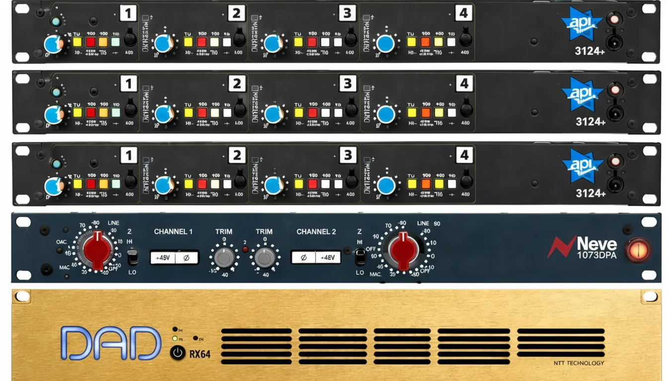 API, Neve and DAD Preamps: What's the Difference?
